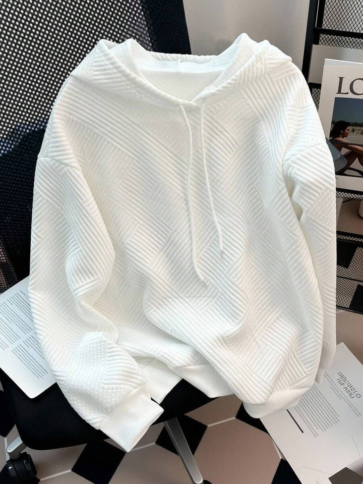 Damernas sportiga hoodie med strukturerad design Mirla-Eva Jonsson