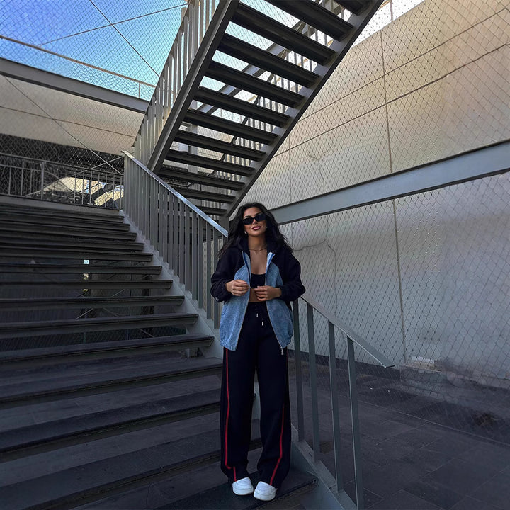 Damernas sportiga hoodie och joggingset Mirla-Eva Jonsson