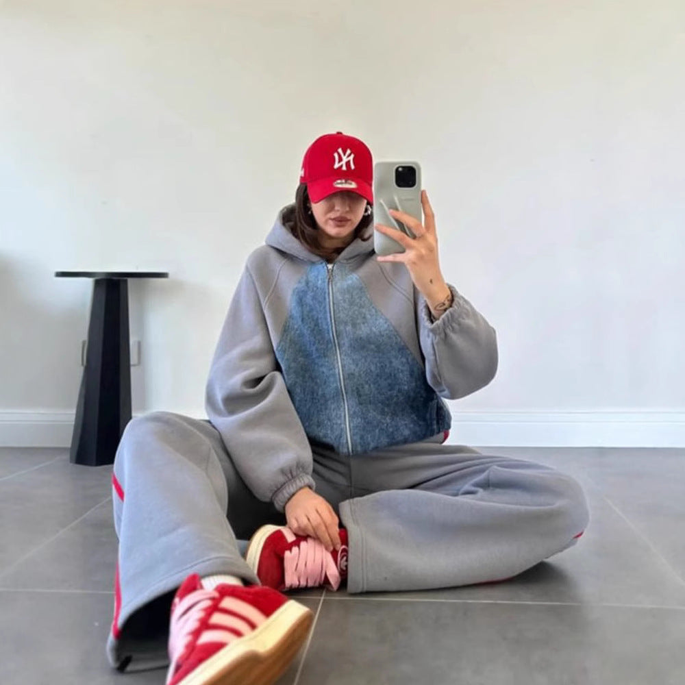 Damernas sportiga hoodie och joggingset Mirla-Eva Jonsson