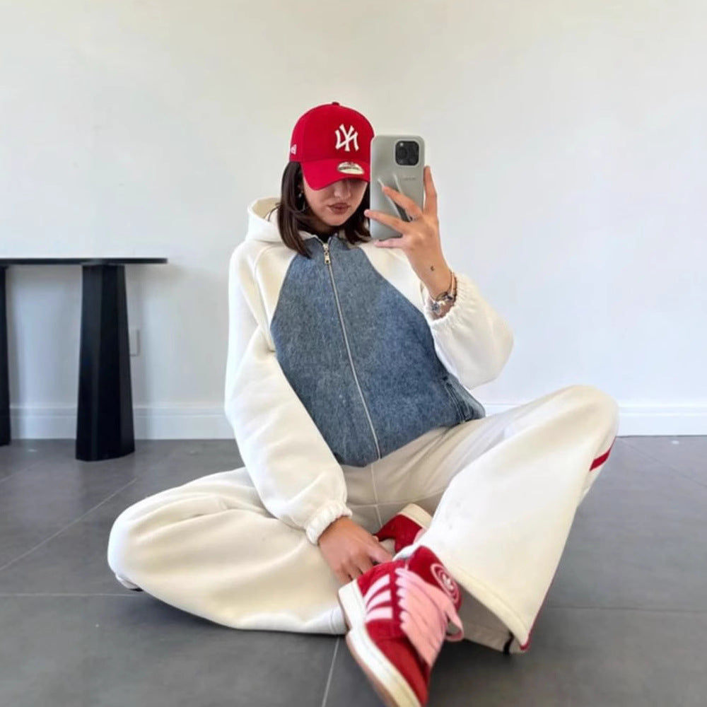 Damernas sportiga hoodie och joggingset Mirla-Eva Jonsson