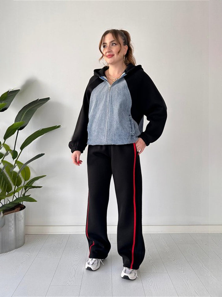 Damernas sportiga hoodie och joggingset Mirla-Eva Jonsson