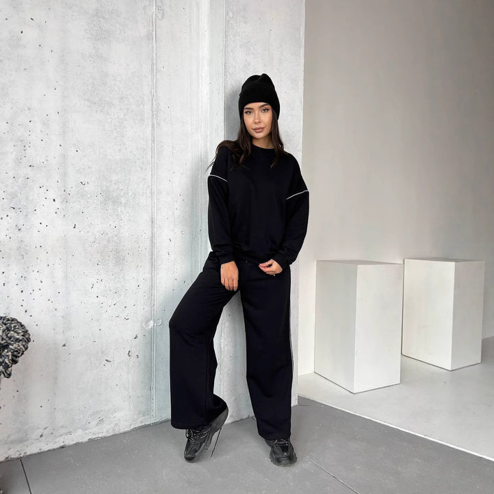 Damernas sportiga och bekväma sweatpants-set Eva Jonsson-Eva Jonsson