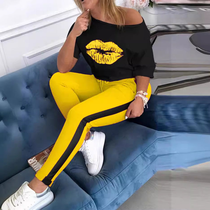 Damernas sportiga överdel och leggings-set Eva Jonsson-Eva Jonsson