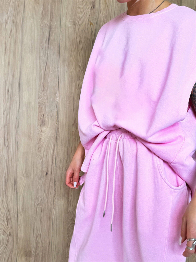 Damernas sportiga oversized klänning-set med midjesnörning och sidofickor Eva Jonsson-Eva Jonsson