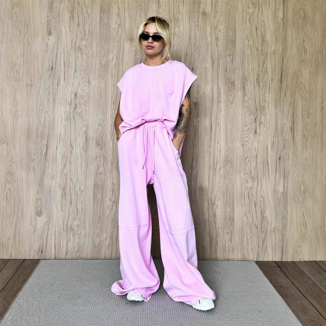 Damernas sportiga oversized klänning-set med midjesnörning och sidofickor Eva Jonsson-Eva Jonsson