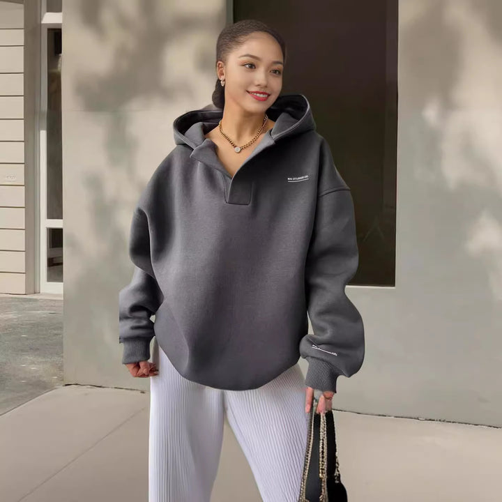 Damernas sportiga oversized poloshirt Mirla-Eva Jonsson