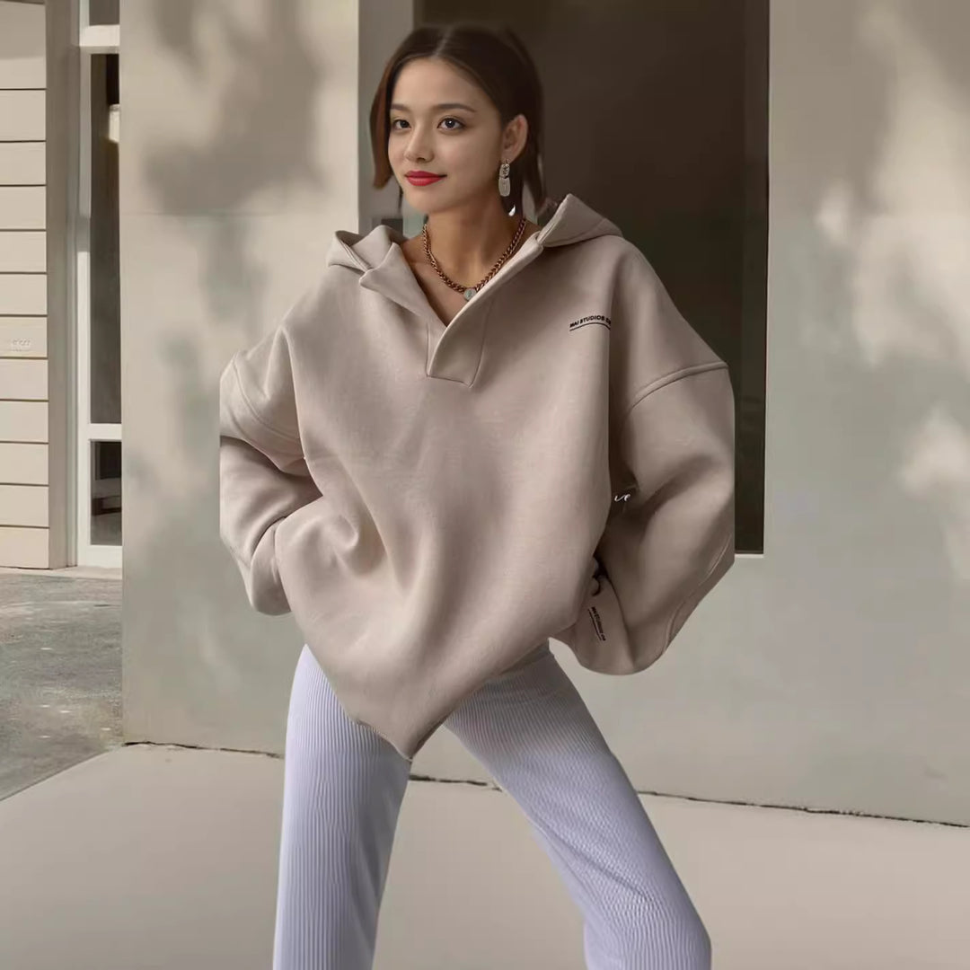 Damernas sportiga oversized poloshirt Mirla-Eva Jonsson