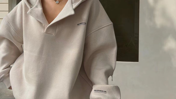 Damernas sportiga oversized poloshirt Mirla-Eva Jonsson