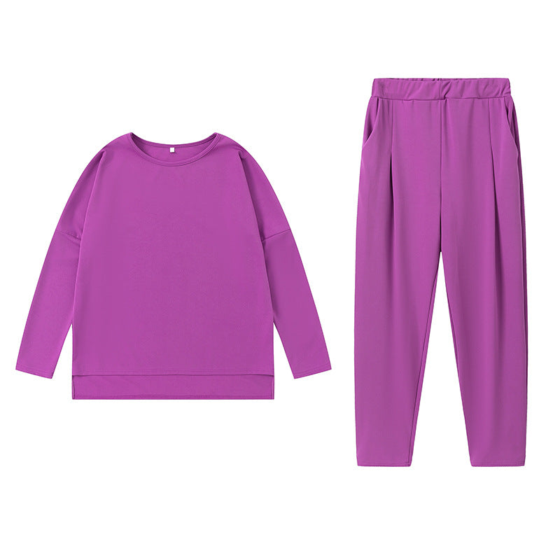 Damernas sportiga sweat-outfit med elastisk midja och rymliga fickor Mirla-Eva Jonsson