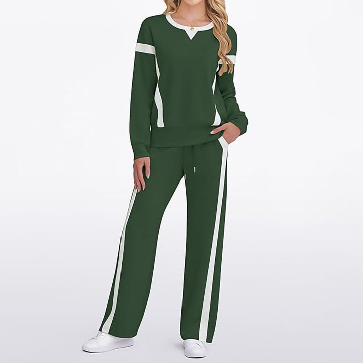 Damernas sportiga sweatshirt och vida joggerset Mirla-Eva Jonsson
