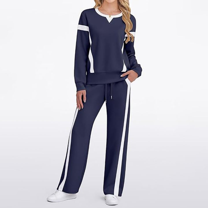 Damernas sportiga sweatshirt och vida joggerset Mirla-Eva Jonsson