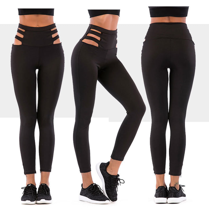 Damernas sportleggings med stilfull cut-out design Mirla-Eva Jonsson