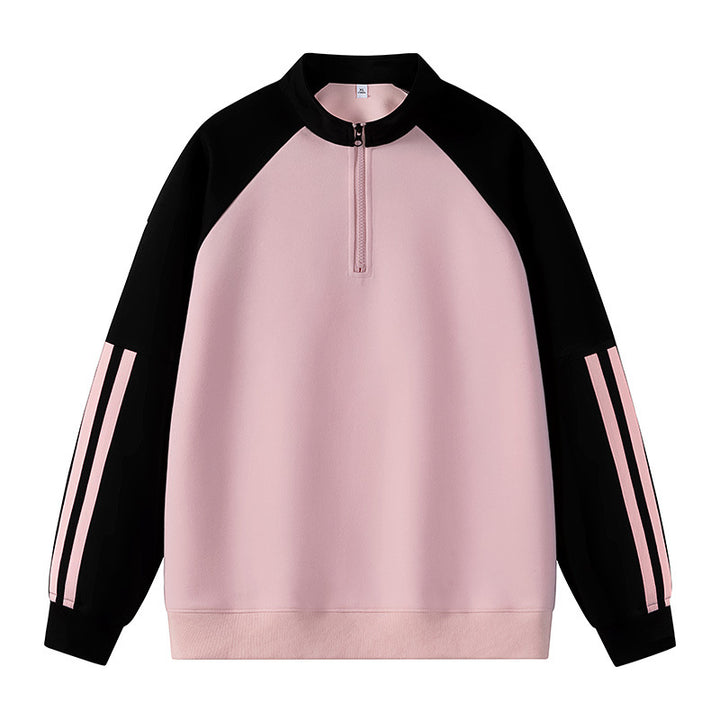 Damernas sweatshirt med ståkrage och delvis dragkedja Mirla-Eva Jonsson
