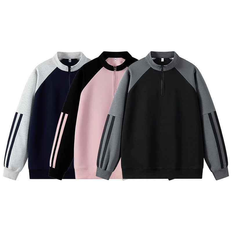 Damernas sweatshirt med ståkrage och delvis dragkedja Mirla-Eva Jonsson