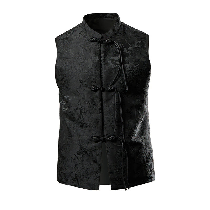 Damernas traditionellt broderad Kimono-väst Mirla-Eva Jonsson