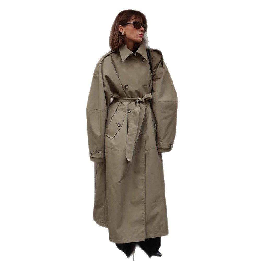 Damernas trenchcoat med bälte och praktiska fickor Eva Jonsson-Eva Jonsson
