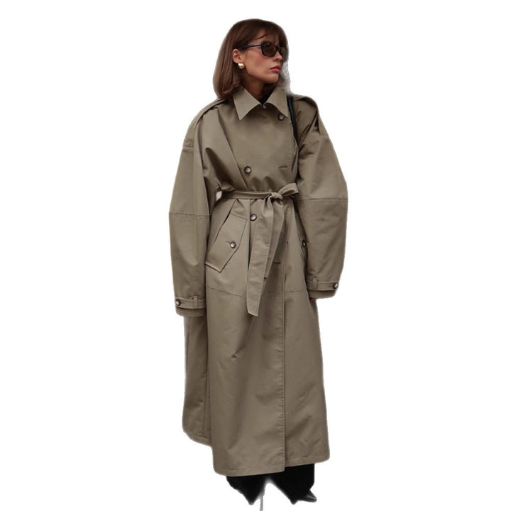Damernas trenchcoat med bälte och praktiska fickor Eva Jonsson-Eva Jonsson