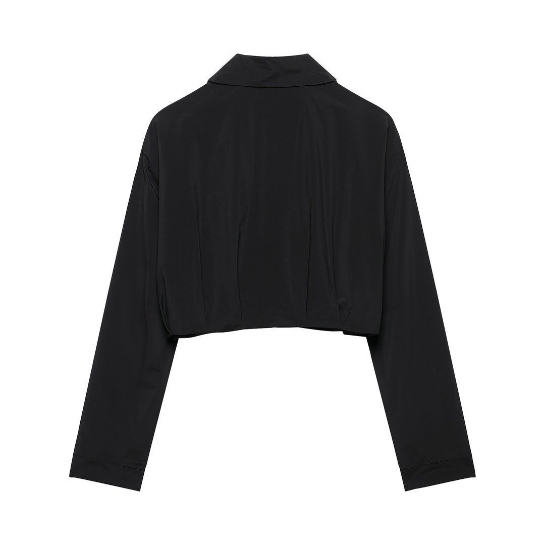 Damernas trendiga cropped jacka Mirla-Eva Jonsson