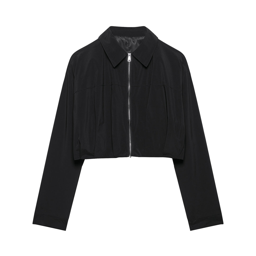 Damernas trendiga cropped jacka Mirla-Eva Jonsson