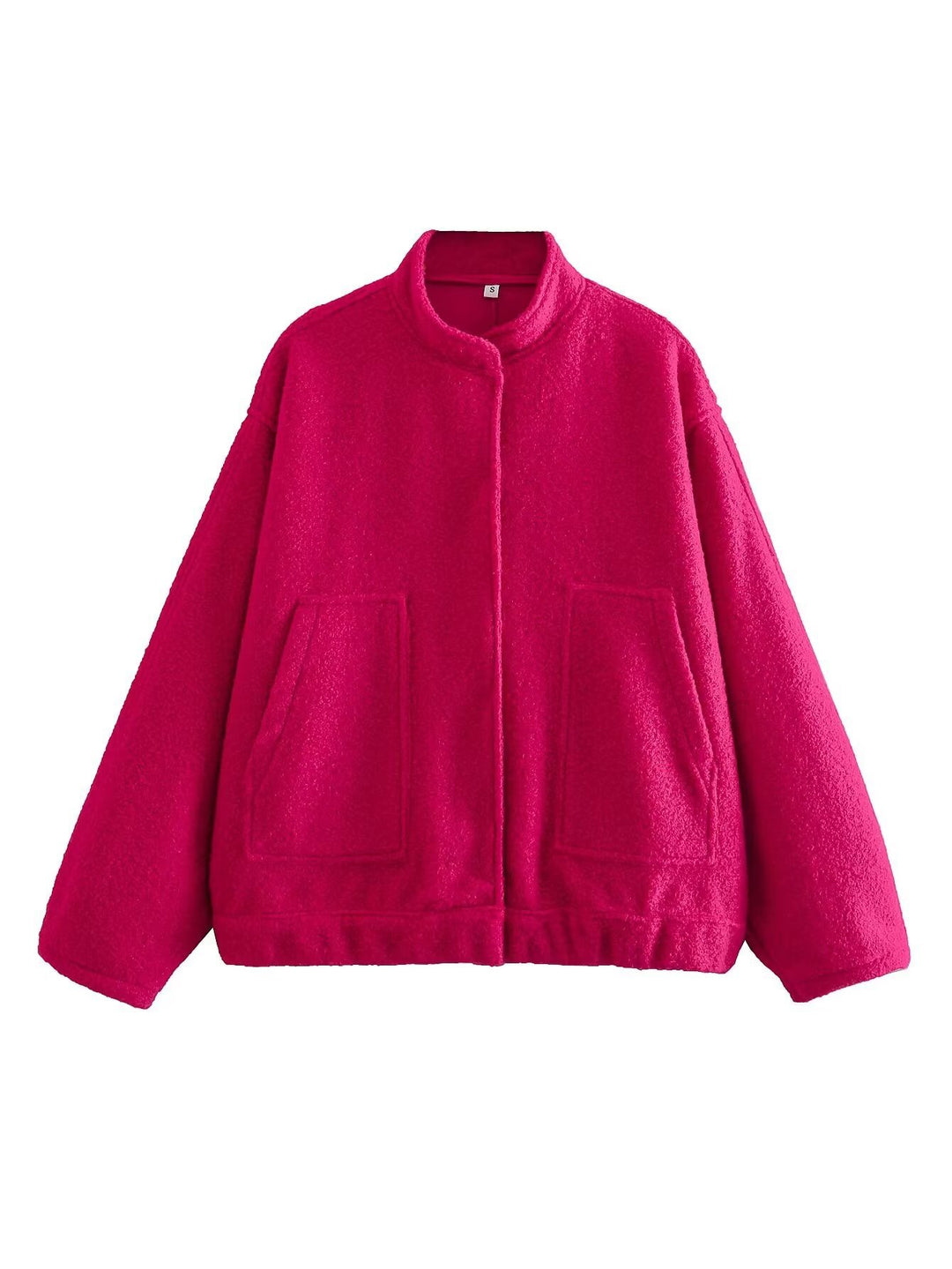 Damernas trendiga oversized jacka med ståkrage och sidofickor Eva Jonsson-Eva Jonsson