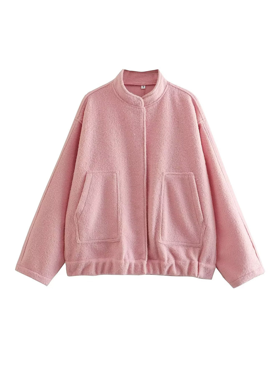 Damernas trendiga oversized jacka med ståkrage och sidofickor Eva Jonsson-Eva Jonsson