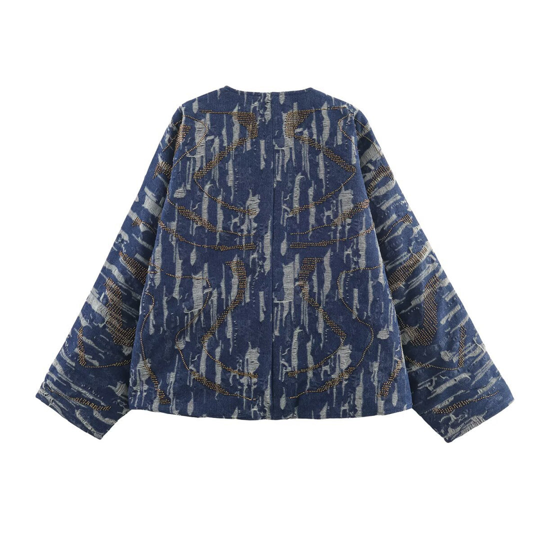 Damernas trendiga oversized konstpälsjacka Mirla-Eva Jonsson