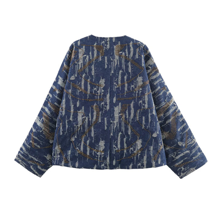 Damernas trendiga oversized konstpälsjacka Mirla-Eva Jonsson