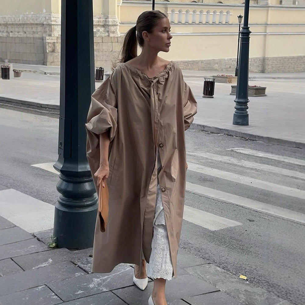 Damernas urbana utility-kappa med lös passform Mirla-Eva Jonsson