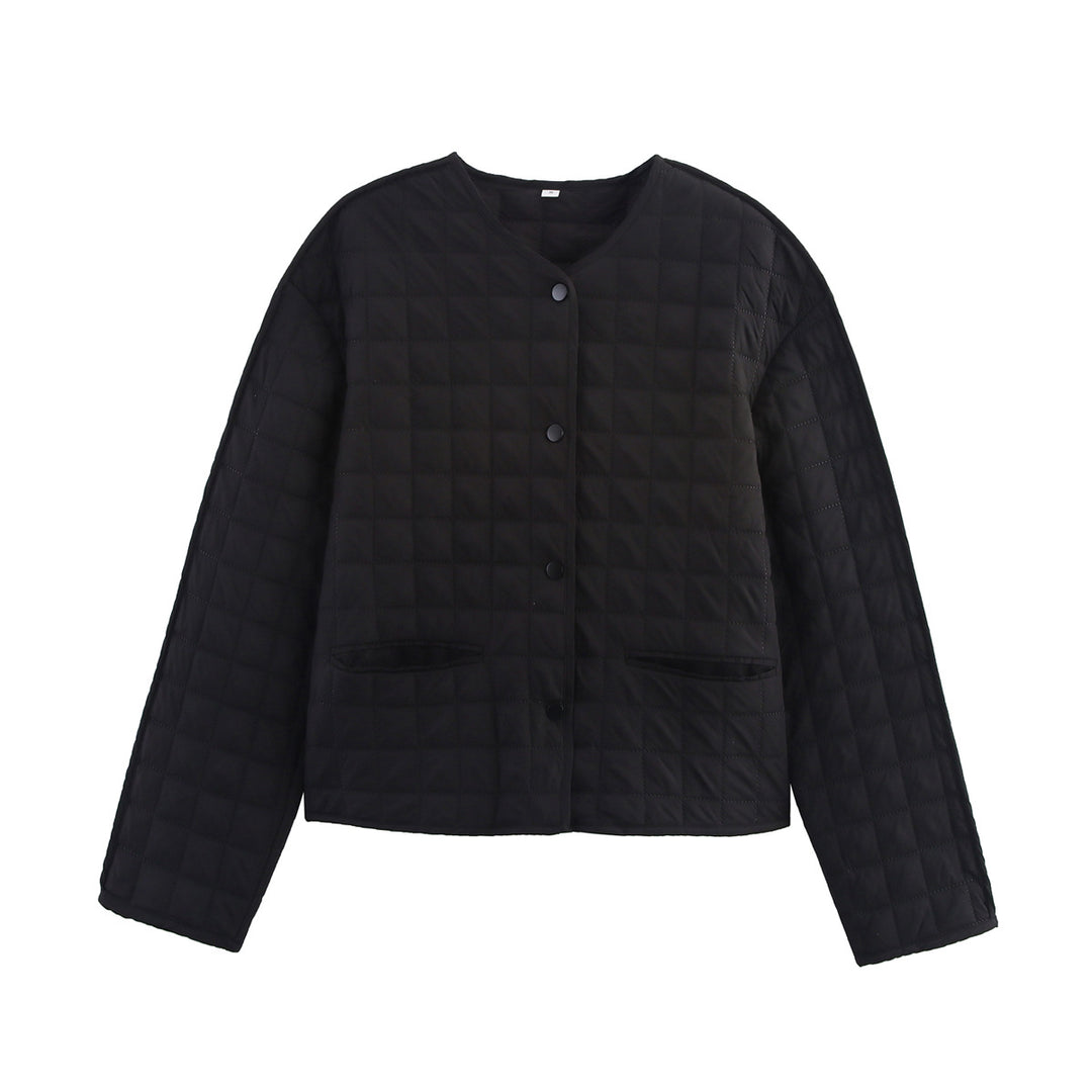 Damernas vadderad övergångsjacka med modefickor Mirla-Eva Jonsson