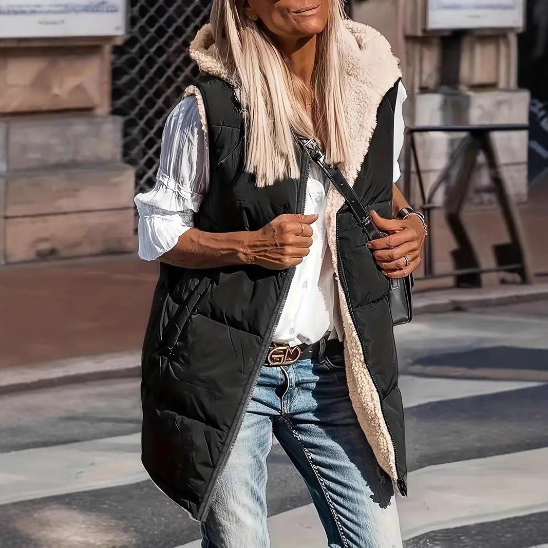 Damernas vändjacka med sherpa foder Eva Jonsson-Eva Jonsson