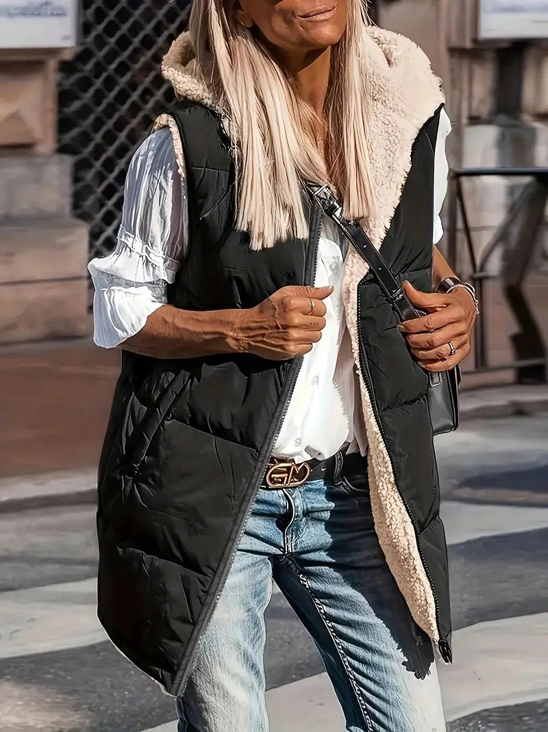 Damernas vändjacka med sherpa foder Eva Jonsson-Eva Jonsson