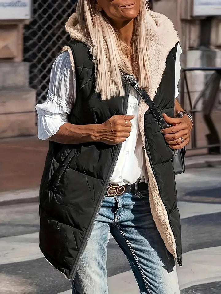 Damernas vändjacka med sherpa foder Eva Jonsson-Eva Jonsson