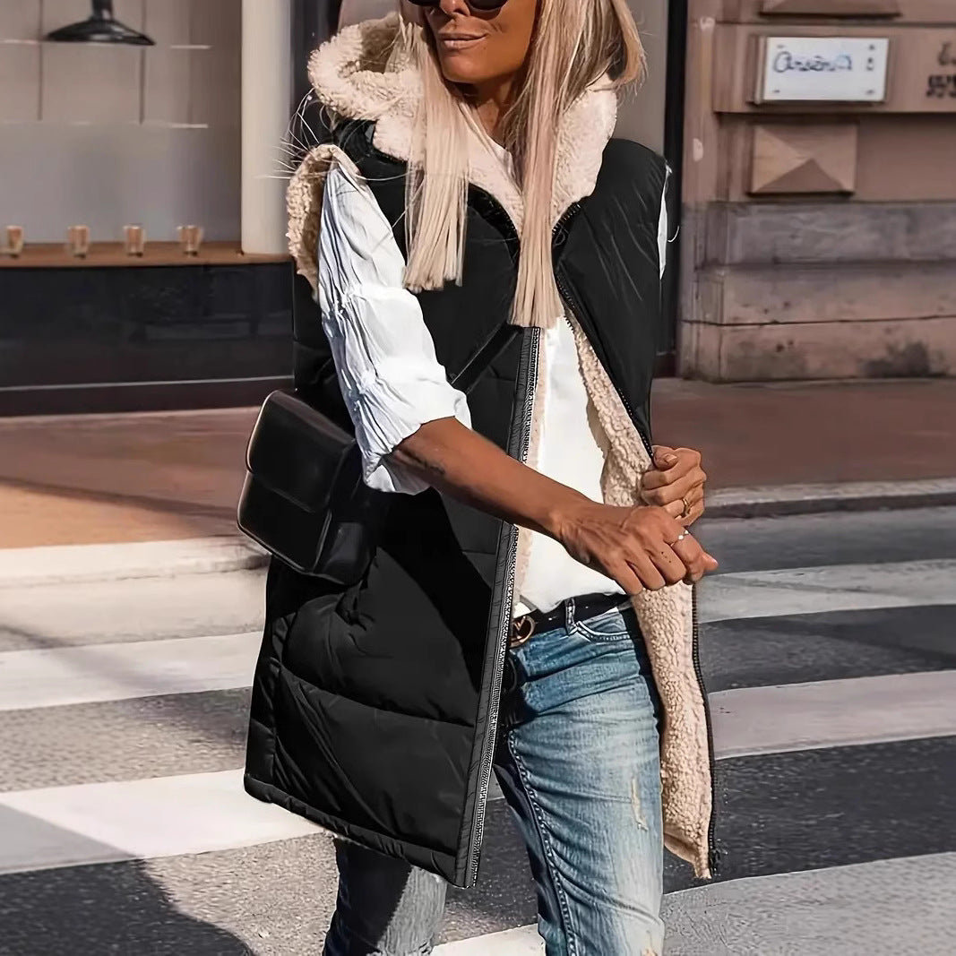 Damernas vändjacka med sherpa foder Eva Jonsson-Eva Jonsson