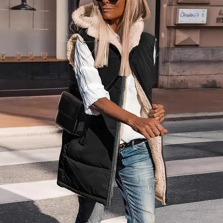 Damernas vändjacka med sherpa foder Eva Jonsson-Eva Jonsson