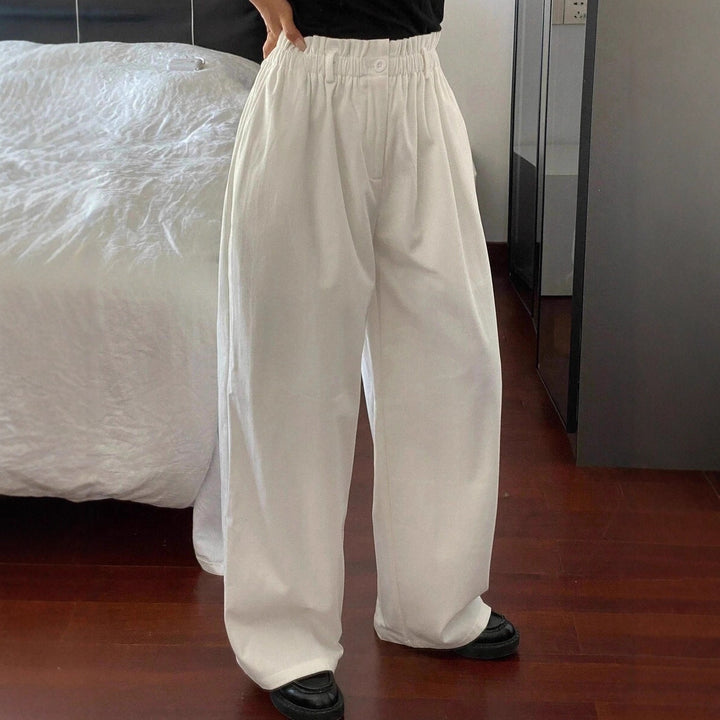 Damernas vida chinos med elastisk midja och sidofickor Mirla-Eva Jonsson