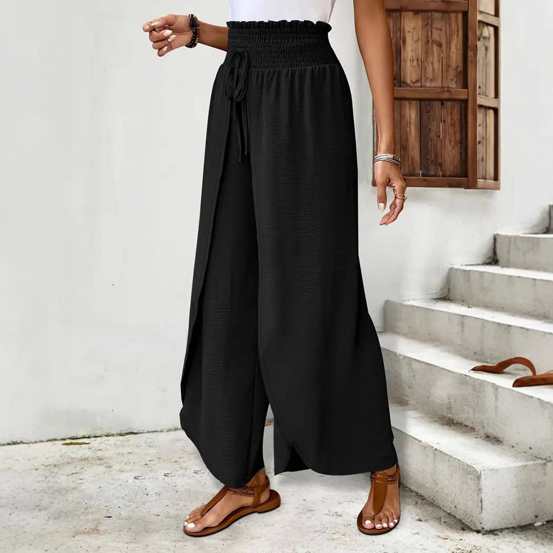 Damernas vida culotte-byxor med elastisk midjeresår och sidofickor Mirla-Eva Jonsson