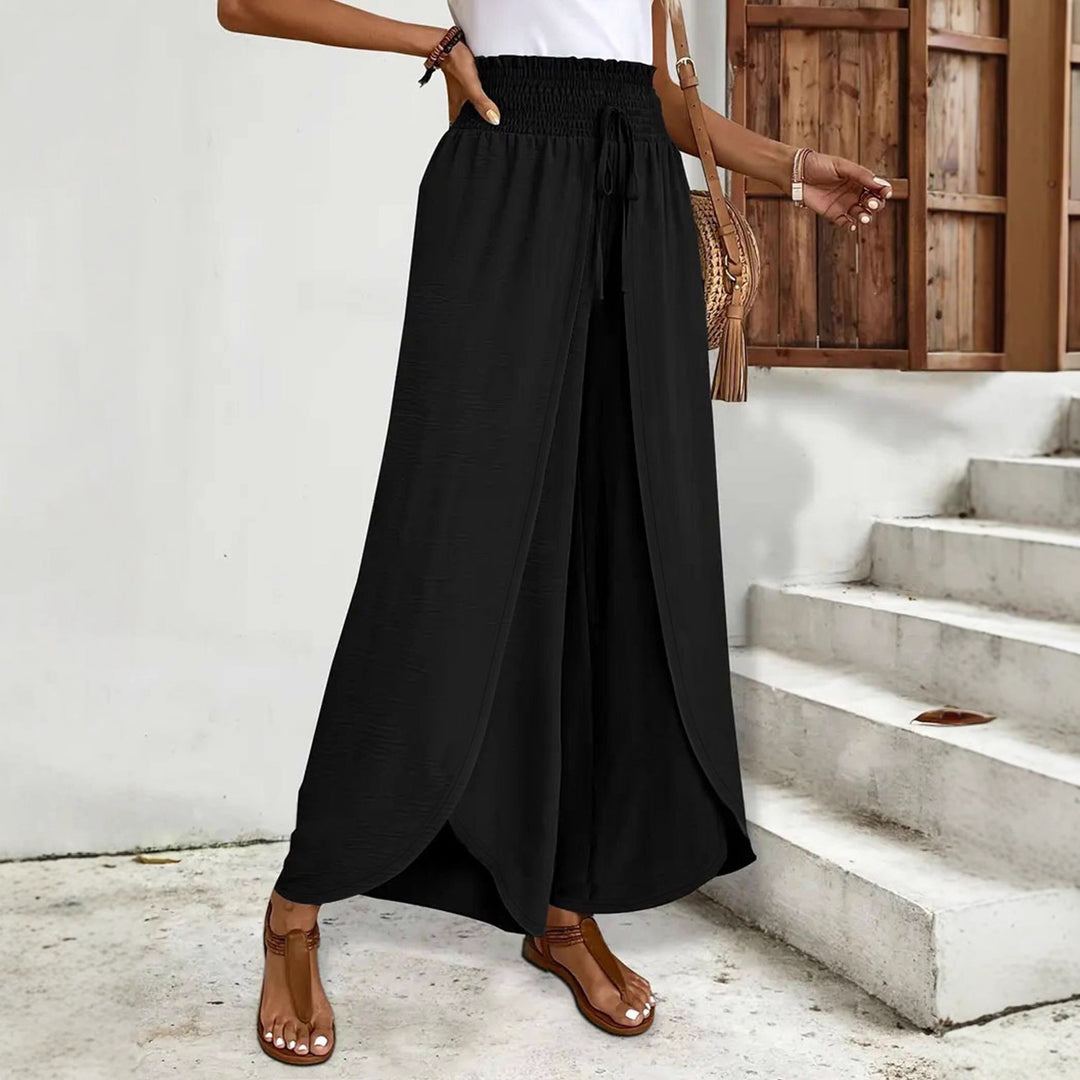Damernas vida culotte-byxor med elastisk midjeresår och sidofickor Mirla-Eva Jonsson