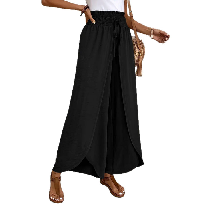 Damernas vida culotte-byxor med elastisk midjeresår och sidofickor Mirla-Eva Jonsson