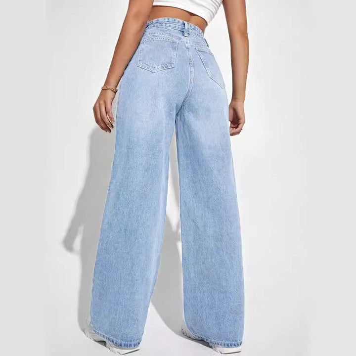 Damernas vida jeans i vintage-stil Eva Jonsson-Eva Jonsson