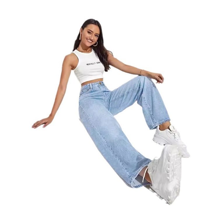 Damernas vida jeans i vintage-stil Eva Jonsson-Eva Jonsson