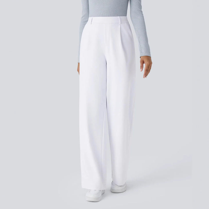Damernas vida palazzo byxor med eleganta veck Mirla-Eva Jonsson