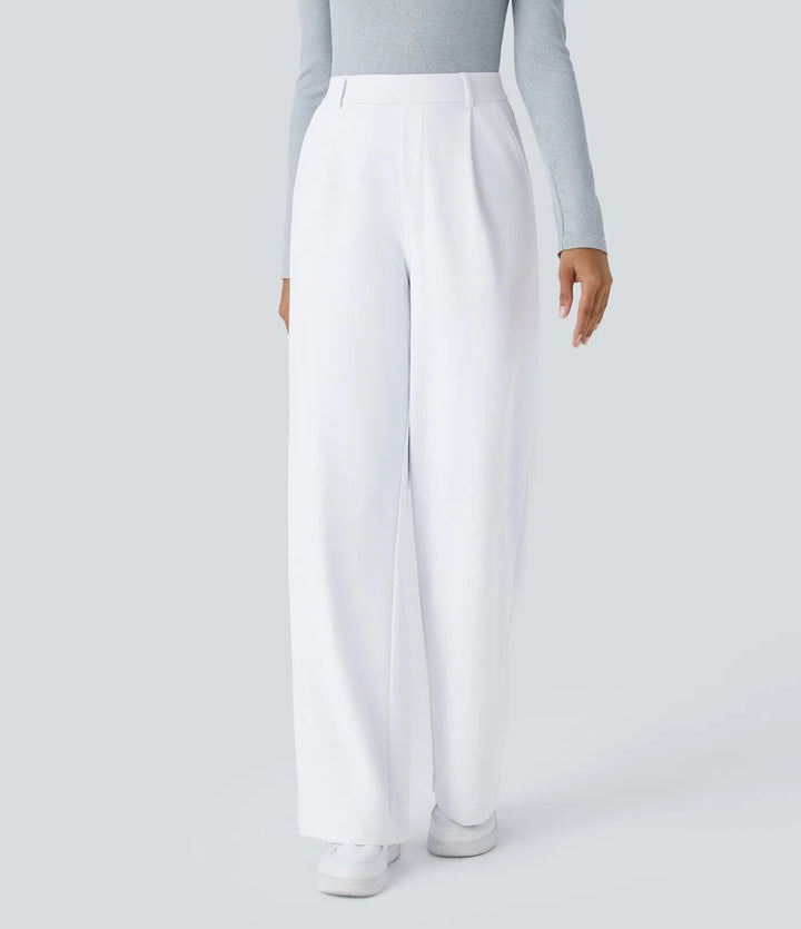 Damernas vida palazzo byxor med eleganta veck Mirla-Eva Jonsson