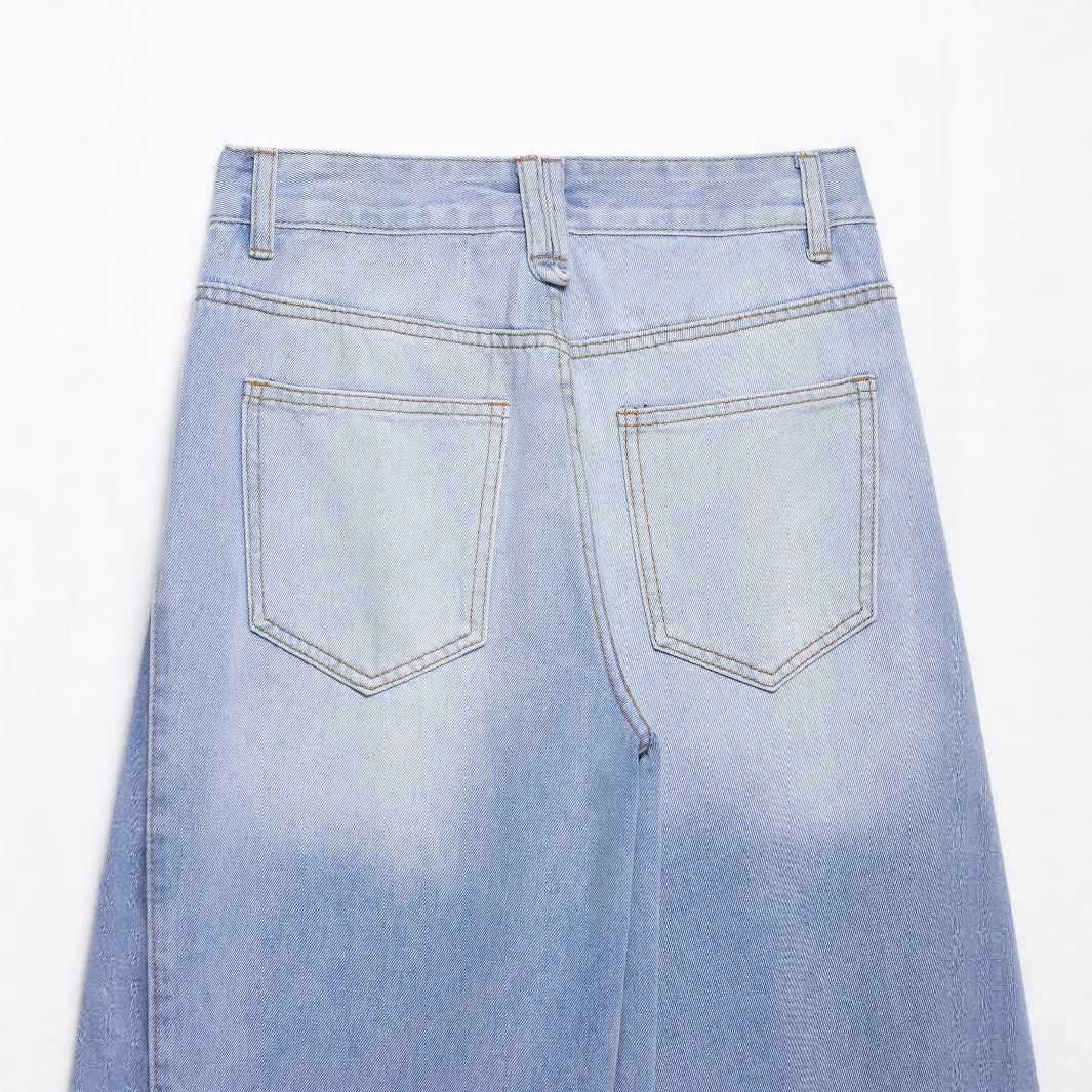 Damernas vidare högmidjade jeans Mirla-Eva Jonsson