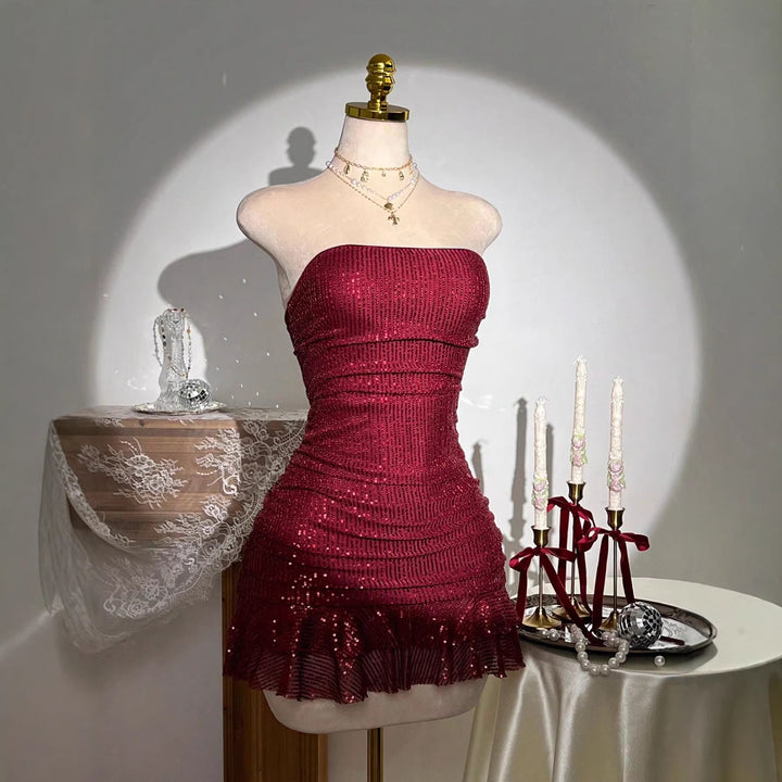 Dames Glamoureuze Pailletten Dress Mirla-Eva Jonsson