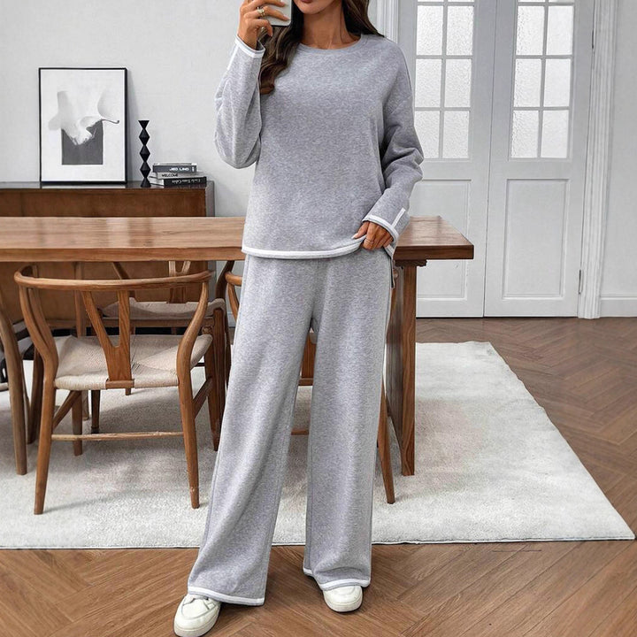 Dames Loungewear-set i mjuk sweatmaterial med modern passform och sidofickor Mirla-Eva Jonsson