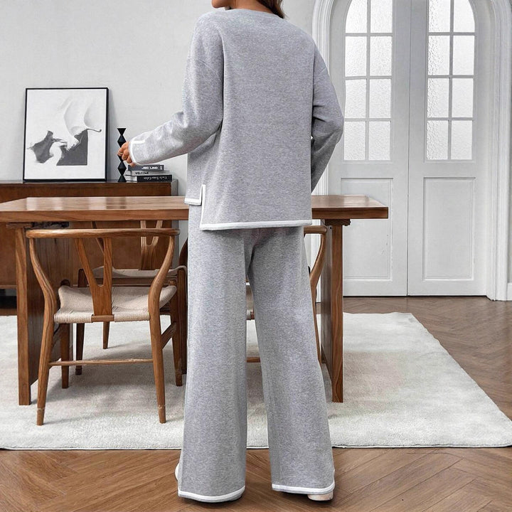 Dames Loungewear-set i mjuk sweatmaterial med modern passform och sidofickor Mirla-Eva Jonsson