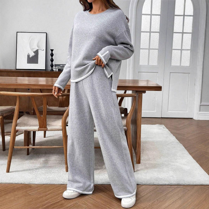 Dames Loungewear-set i mjuk sweatmaterial med modern passform och sidofickor Mirla-Eva Jonsson