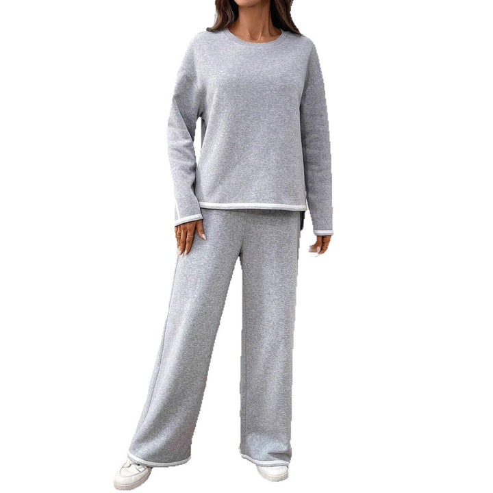 Dames Loungewear-set i mjuk sweatmaterial med modern passform och sidofickor Mirla-Eva Jonsson