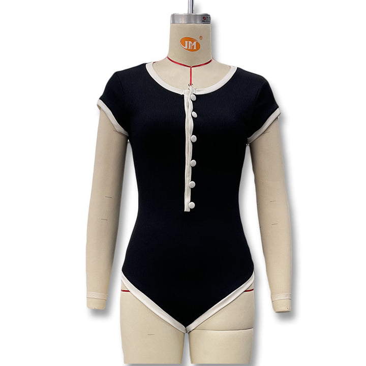 Dames Mode Richtige Bodys met Knopdetails Mirla-Eva Jonsson