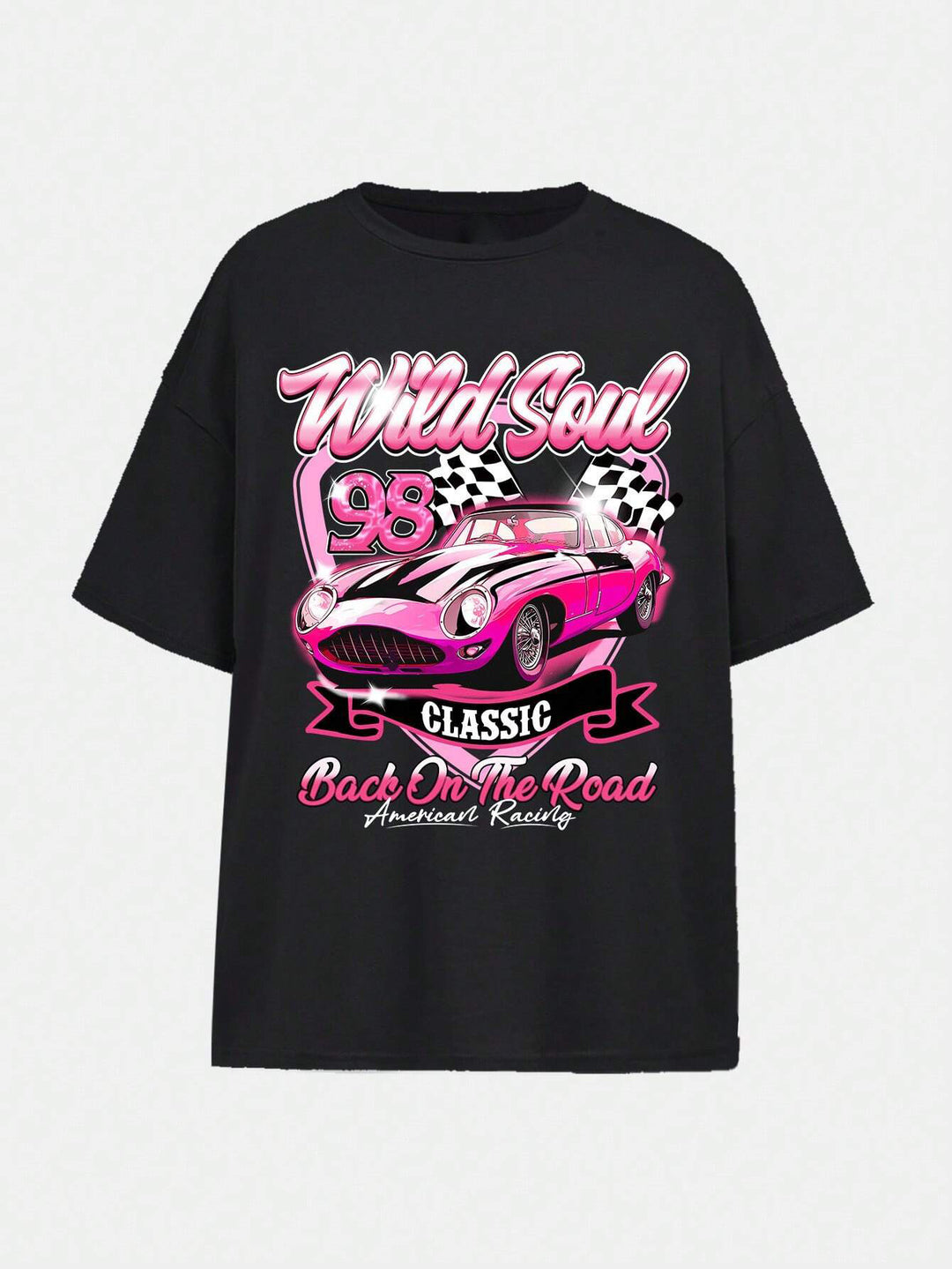 Dames T-shirt met artistieke schedelmotief en casual snit Mirla-Eva Jonsson